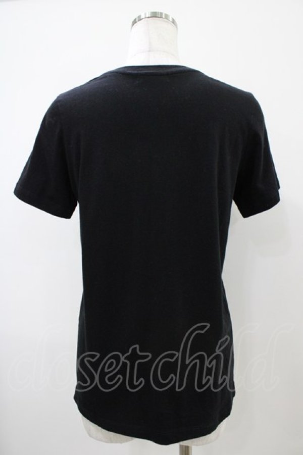 画像2: MILK / MILKロゴTee  ブラック×ホワイト H-25-10-22-042-ML-TO-KB-ZH (2)