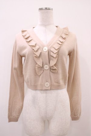 画像: MILK /  Baby doll カーデ  ベージュ H-25-10-22-048-ML-TO-KB-ZH