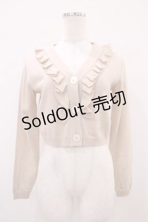 画像: MILK /  Baby doll カーデ  ベージュ H-25-10-22-048-ML-TO-KB-ZH