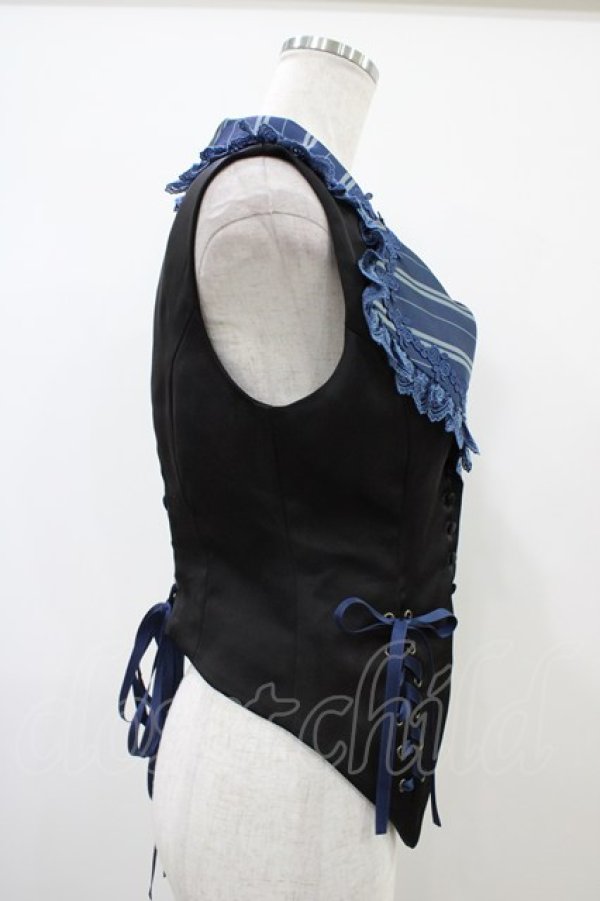 画像3: ATELIER PIERROT / Harry Potter Lace-Up Vest  レイブンクロー H-25-10-22-006-EL-TO-KB-ZH (3)