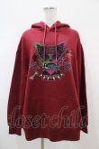 画像1: NieR Clothing / プリントプルパーカー  ボルドー H-25-10-22-054-PU-TO-KB-ZH (1)