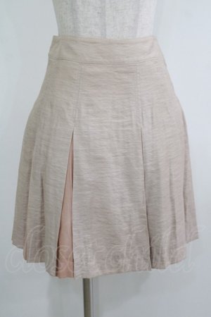 画像: Jane Marple / 切替タックスカート  ピンクベージュ H-25-10-22-1029-JM-SK-KB-ZH