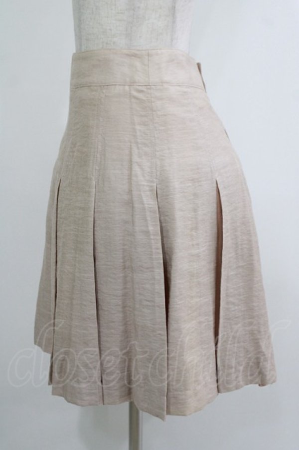 画像2: Jane Marple / 切替タックスカート  ピンクベージュ H-25-10-22-1029-JM-SK-KB-ZH (2)