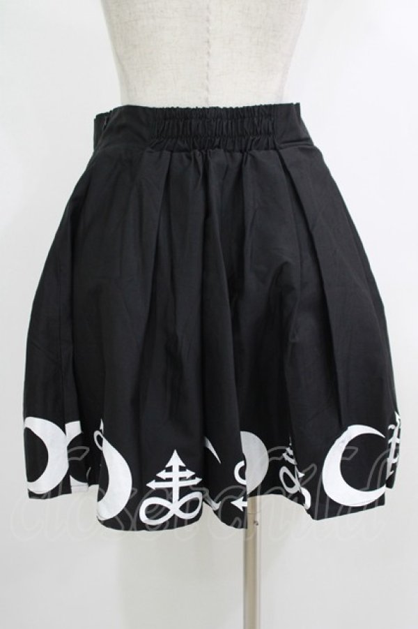 画像3: Restyle / SYMBOL SKIRT L ブラック×ホワイト H-25-10-22-1031-GO-SK-KB-ZH (3)