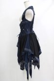 画像2: OZZ ANGELO / 薔薇刺繍ホルターベスト  紺 H-25-10-22-1034-OO-TO-KB-ZH (2)