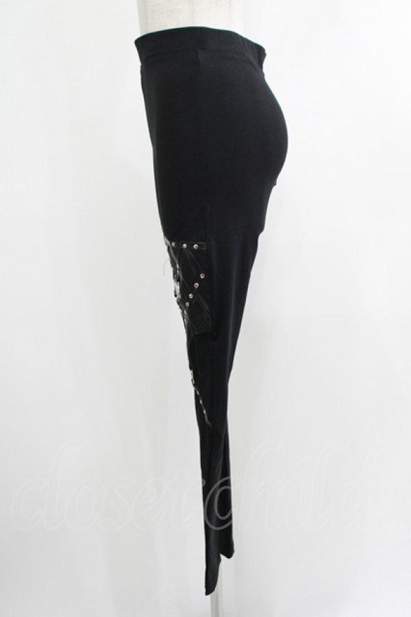 画像2: Restyle / PENTAGRAM HARNESS LEGGINGS M ブラック H-25-10-22-1039-GO-PA-KB-ZH (2)