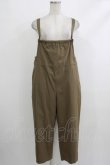 画像1: Jane Marple Dans Le Salon / テーパードサロペットパンツ  カーキ H-25-10-22-1043-JM-PA-KB-ZH (1)