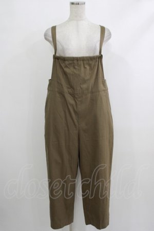 画像: Jane Marple Dans Le Salon / テーパードサロペットパンツ  カーキ H-25-10-22-1043-JM-PA-KB-ZH