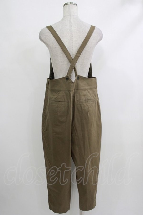 画像3: Jane Marple Dans Le Salon / テーパードサロペットパンツ  カーキ H-25-10-22-1043-JM-PA-KB-ZH (3)