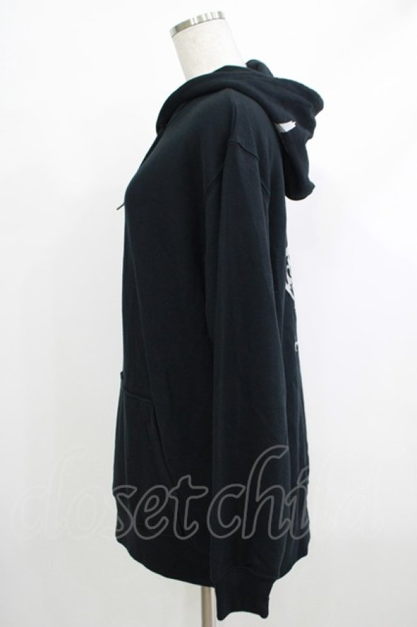 画像2: NieR CLOTHING / プリントプルパーカー XL 黒 H-25-10-22-1046-PU-TO-KB-ZH (2)