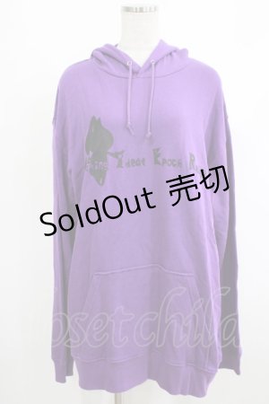 画像: NieR Clothing / プリントプルパーカー 2XL パープル H-25-10-22-1048-PU-TO-KB-ZH