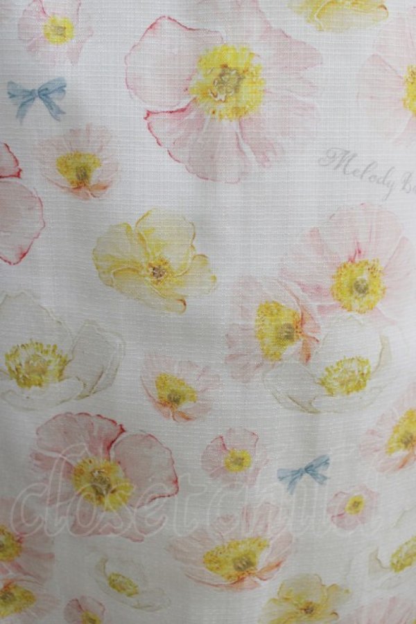 画像4: Melody BasKet / Blooming poppyフロントボタンワンピース  ピンク H-25-10-22-1005-LO-OP-KB-ZT314 (4)
