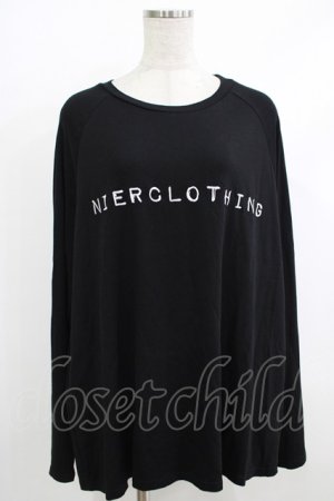 画像: NieR Clothing / COTTON LONG CUTSEW  黒 H-25-10-22-1050-PU-TO-KB-ZH