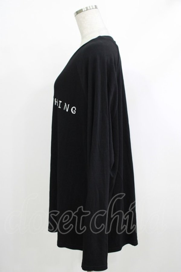 画像2: NieR CLOTHING / COTTON LONG CUTSEW  黒 H-25-10-22-1050-PU-TO-KB-ZH (2)