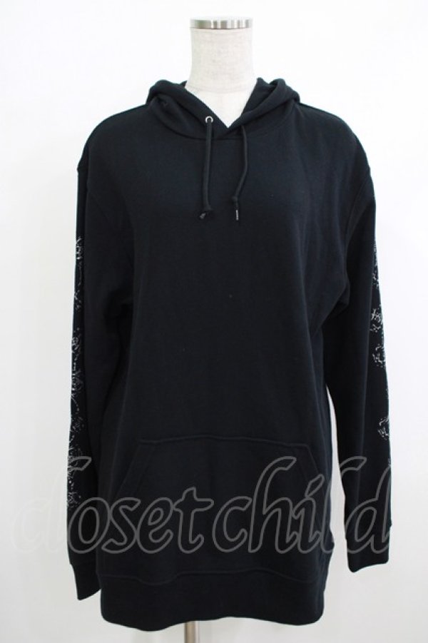 画像1: NieR CLOTHING / プリントプルパーカー  黒 H-25-10-22-1052-PU-TO-KB-ZH (1)