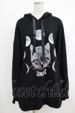 画像1: LISTEN FLAVOR / ルナティックキャット猫耳パーカー  ブラック H-25-10-22-1053-PU-TO-KB-ZH (1)
