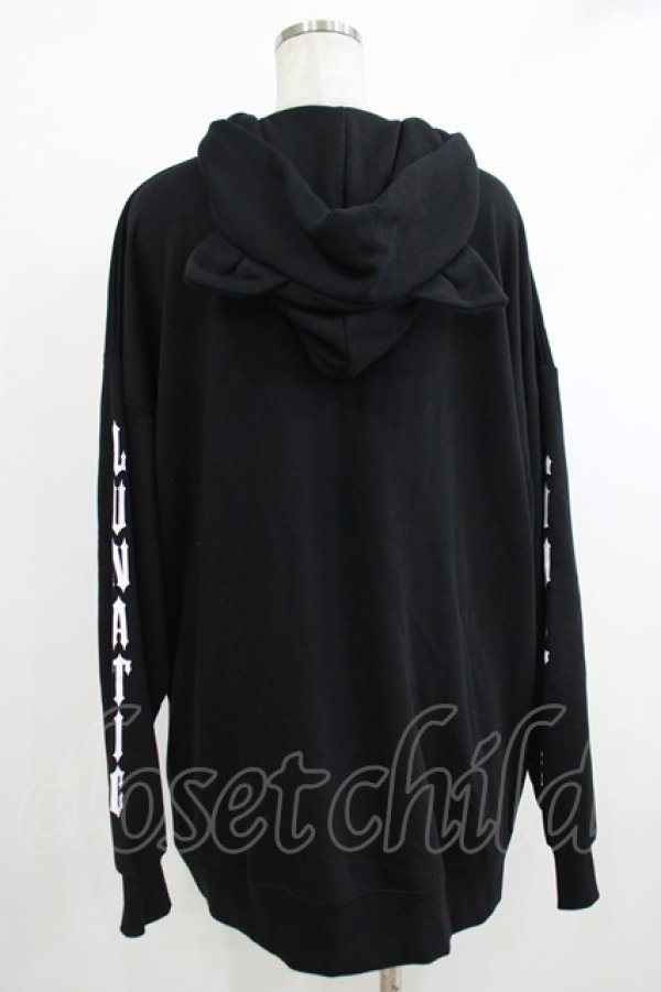 画像3: LISTEN FLAVOR / ルナティックキャット猫耳パーカー  ブラック H-25-10-22-1053-PU-TO-KB-ZH (3)