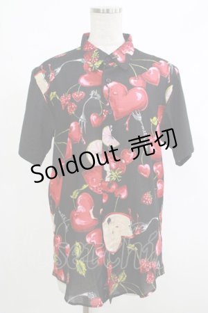 画像: MILKBOY / ラブベリーシャツ  ブラック H-25-10-22-1058-MB-BL-KB-ZH