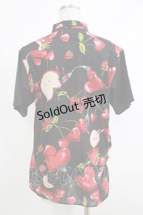 画像3: MILKBOY / ラブベリーシャツ  ブラック H-25-10-22-1058-MB-BL-KB-ZH (3)