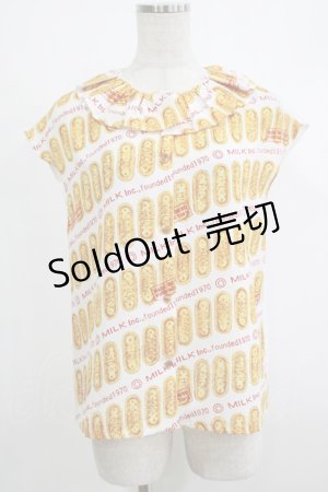 画像: MILK / Biscottiブラウス  プレーンビスケット H-25-10-22-1072-ML-BL-KB-ZH