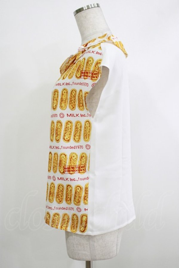 画像2: MILK / Biscottiブラウス  プレーンビスケット H-25-10-22-1072-ML-BL-KB-ZH (2)