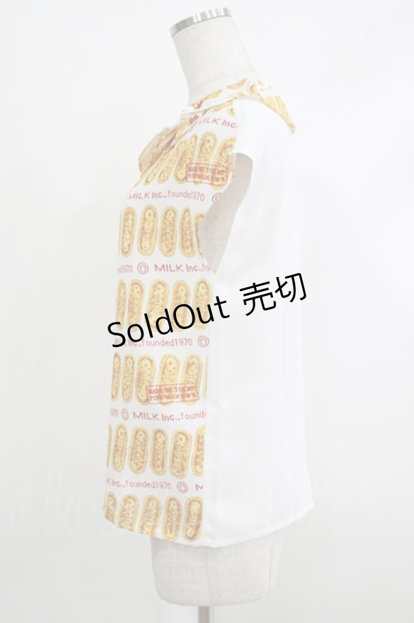 画像2: MILK / Biscottiブラウス  プレーンビスケット H-25-10-22-1072-ML-BL-KB-ZH (2)