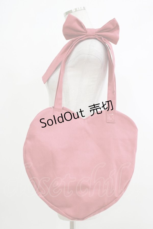 画像2: merry jenny / My Melody heart tote bag  レッド H-25-10-22-1074-LO-BG-KB-ZH (2)