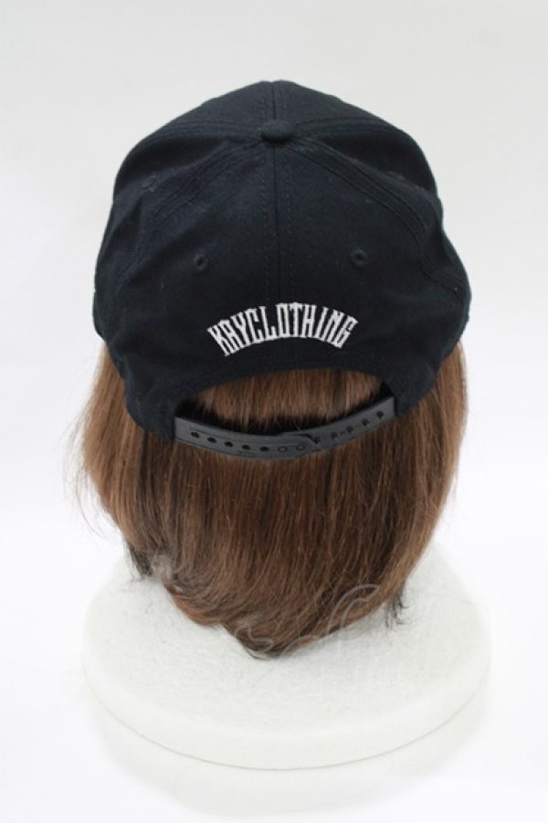 画像3: KRY CLOTHING / 刺繍キャップ  黒 H-25-10-22-1078-EL-AC-KB-ZH (3)