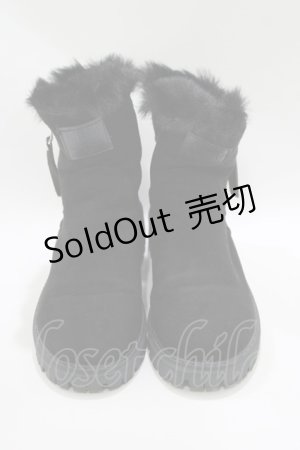 画像: NieR Clothing / ショートブーツ 38(約24.5〜25cm) ブラック H-25-10-22-1079-PU-SH-KB-ZH