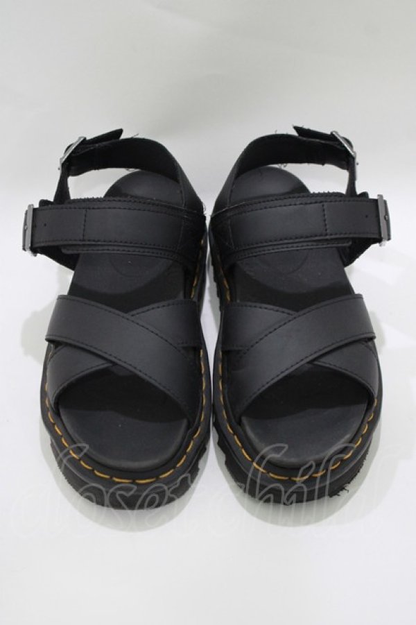 画像1: Dr.Martens （Getta Grip） / レザーストラップサンダル UK5(約24cm) ブラック H-25-10-22-1080-PU-SH-KB-ZH (1)