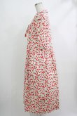 画像2: Jane Marple Dans Le Salon / Falling cherriesダブルリボンドレス M オフホワイト H-25-10-22-1013-JM-OP-KB-ZT316 (2)
