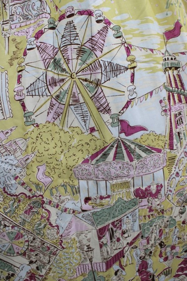 画像4: Jane Marple / La fete foraineエプロンドレス M サックス H-25-10-22-1015-JM-OP-KB-ZH (4)