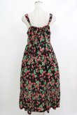 画像3: Jane Marple / Strawberry garden Strap dress M ブラック H-25-10-22-1016-JM-OP-KB-ZH (3)
