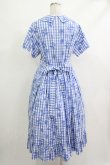 画像3: Jane Marple / Picnic cloth joyfulドレス M ブルー H-25-10-22-1017-JM-OP-KB-ZH (3)