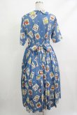 画像3: Jane Marple / My favorite labelsコレットドレス M ブルー H-25-10-22-1021-JM-OP-KB-ZH (3)