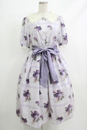 画像: Melody BasKet / Violet laceスクエアカラーワンピース M バイオレット H-25-10-22-1023-LO-OP-KB-ZH