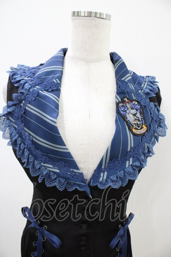 画像4: ATELIER PIERROT / Harry Potter Lace-Up Vest  レイブンクロー H-25-10-22-006-EL-TO-KB-ZH (4)