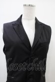 画像4: BPN FOR MEN / フィッシュテールロングベスト  黒 H-25-10-22-007-GO-TO-KB-ZH (4)