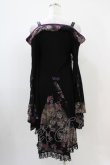 画像2: Qutie Frash / オフショルカーディガン  黒×紫 H-25-10-22-010-QU-TO-KB-ZH (2)