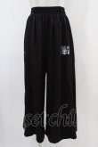 画像1: NieR Clothing / 2WAY SIDE ZIP WIDE PANTS  黒 H-25-10-22-002-PU-PA-KB-ZH (1)