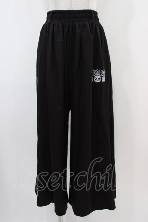 画像: NieR Clothing / 2WAY SIDE ZIP WIDE PANTS  黒 H-25-10-22-002-PU-PA-KB-ZH