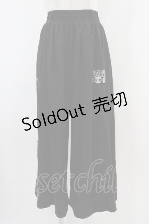 画像: NieR Clothing / 2WAY SIDE ZIP WIDE PANTS  黒 H-25-10-22-002-PU-PA-KB-ZH