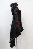 画像3: Qutie Frash / レイヤード風チャイナボタンZIPカーデ  黒×赤 H-25-10-22-011-QU-TO-KB-ZH (3)