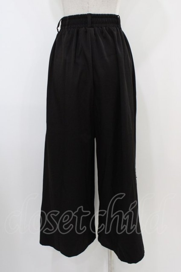 画像2: NieR Clothing / 2WAY SIDE ZIP WIDE PANTS  黒 H-25-10-22-002-PU-PA-KB-ZH (2)