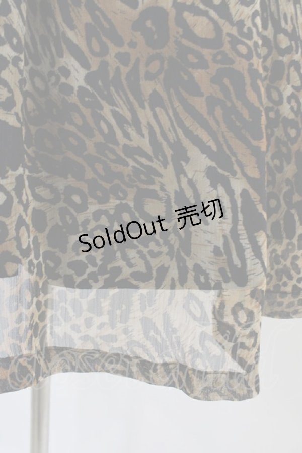 画像5: SEXY DYNAMITE LONDON / レオパードシャーリングワンピース  茶 H-25-10-22-014-PU-OP-KB-ZH (5)