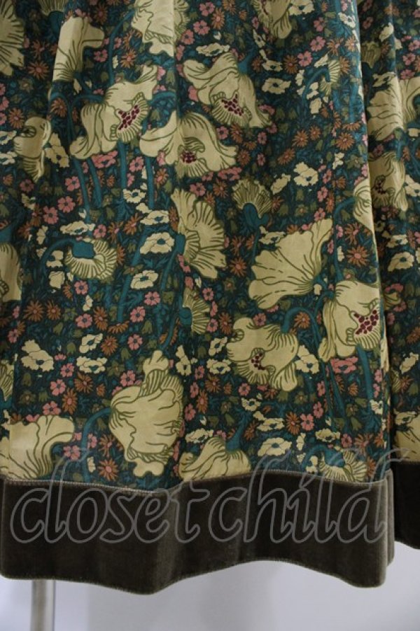 画像5: Jane Marple Dans Le Salon / CLEMENTINA DAISYペザントドレス  モスグリーン H-25-10-22-018-JM-OP-KB-ZH (5)