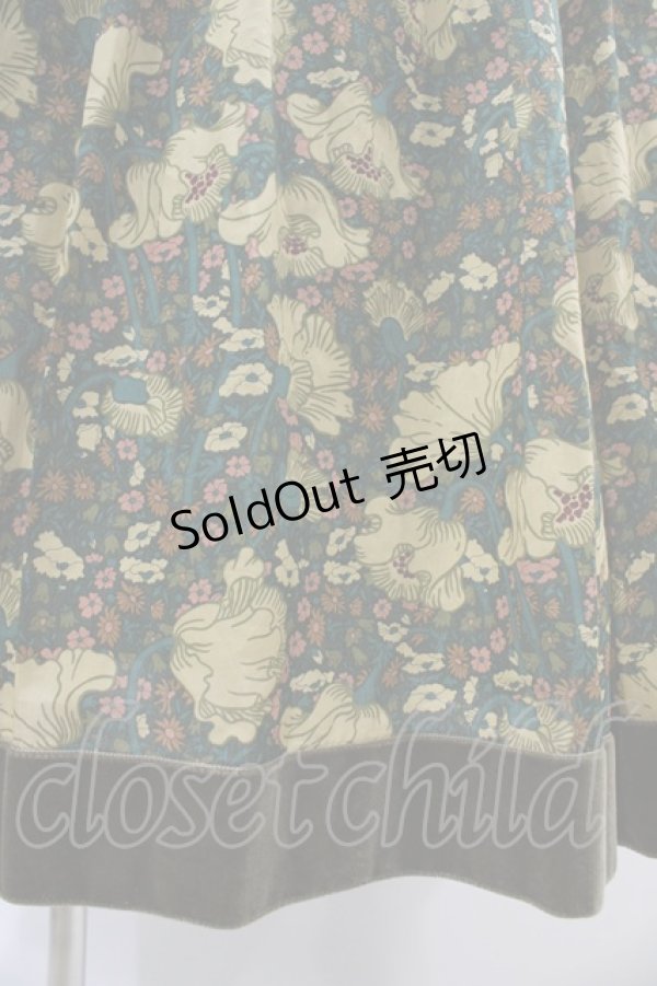 画像5: Jane Marple Dans Le Salon / CLEMENTINA DAISYペザントドレス  モスグリーン H-25-10-22-018-JM-OP-KB-ZH (5)