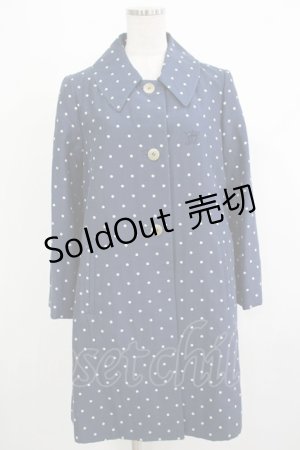 画像: Jane Marple / ロゴEMBドットコート  ネイビー H-25-10-23-1029-JM-CO-KB-ZH