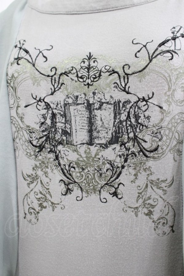 画像5: Rozen Kavalier / プリント刺繍カットソーワンピース  グレー H-25-10-23-1033-OO-OP-KB-ZH (5)