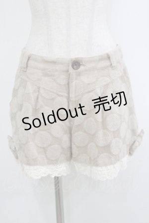 画像: Emily Temple cute / ドットジャガードウールパンツ  ベージュ H-25-10-23-1041-ET-PA-KB-ZH